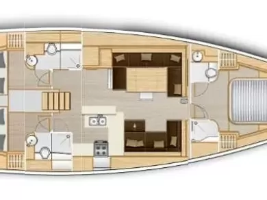 Ein Hanse Hanse 588 mieten in Kos