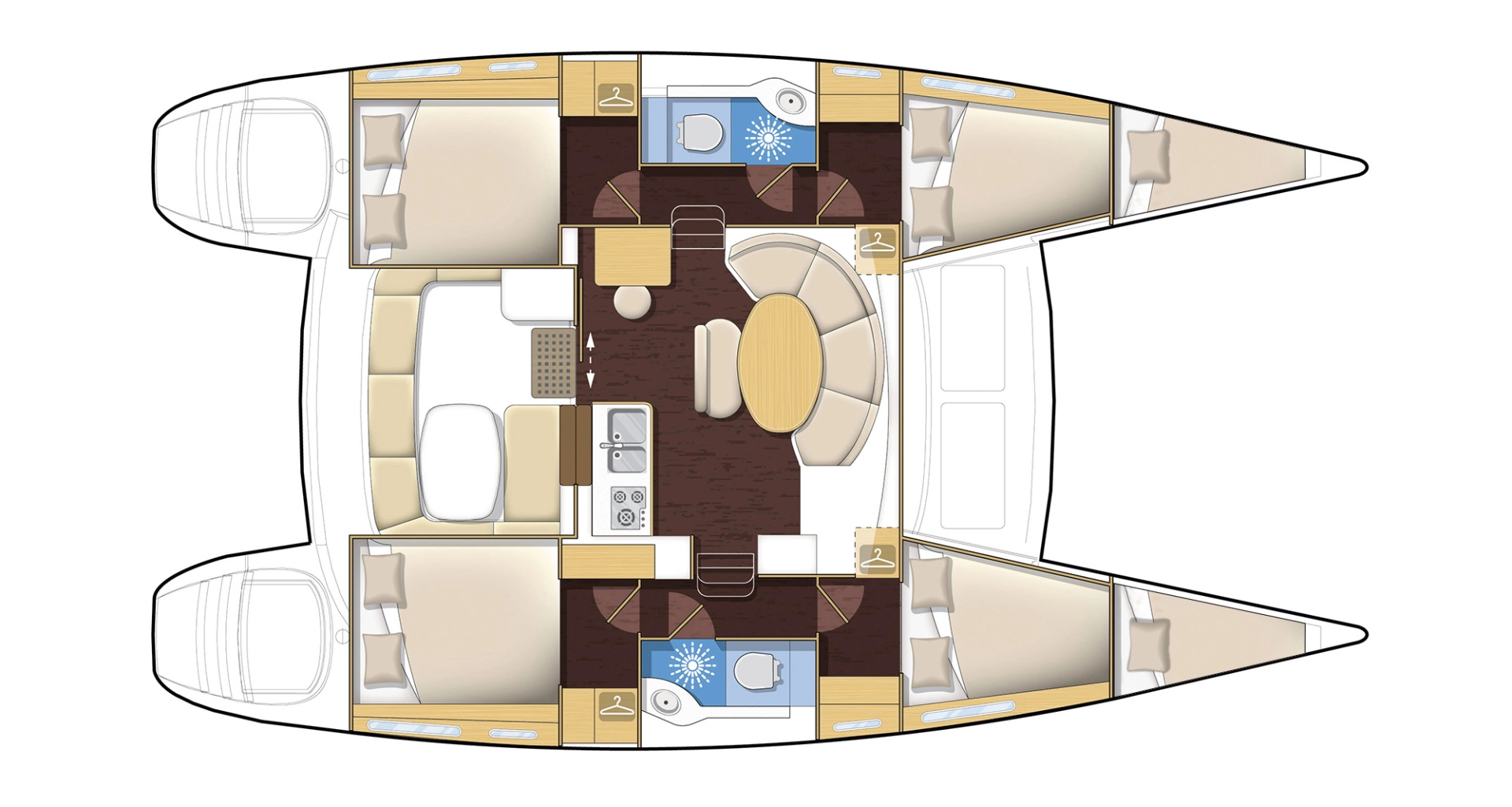 Katamaran mit oder ohne Skipper Lagoon mieten in Gouviá