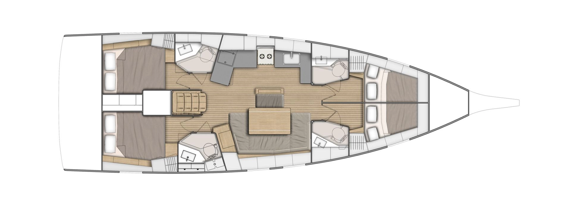 Vermietung Segelboot Bénéteau mit Führerschein