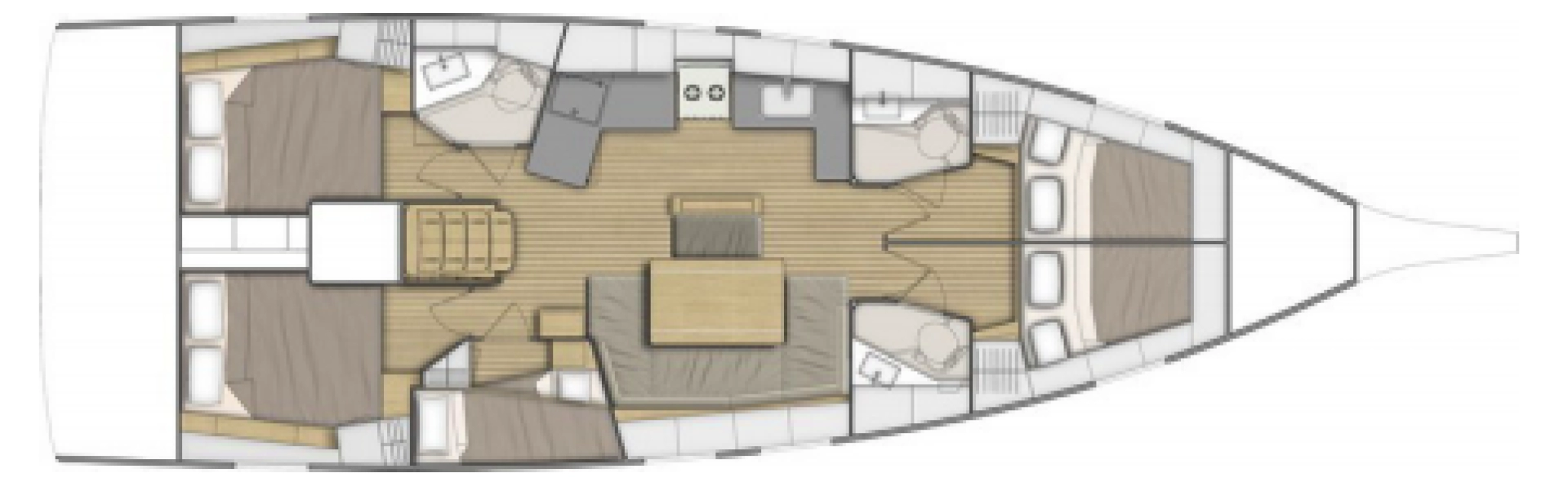 YachtCharter in Rhodos - Bénéteau Oceanis 46.1 auf SamBoat