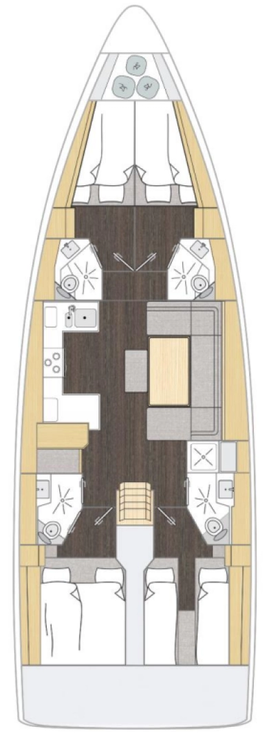 Boot mieten Göcek günstig Bavaria C46