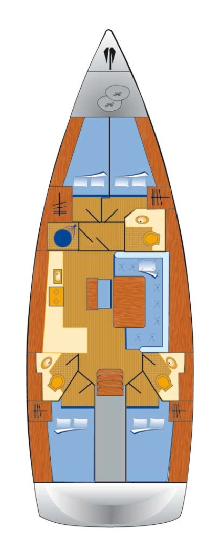 Ein Bavaria Cruiser 46 mieten in Rogoznica