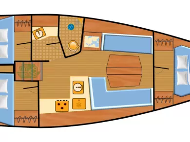 Boot mieten Punat günstig Dehler 38 SQ