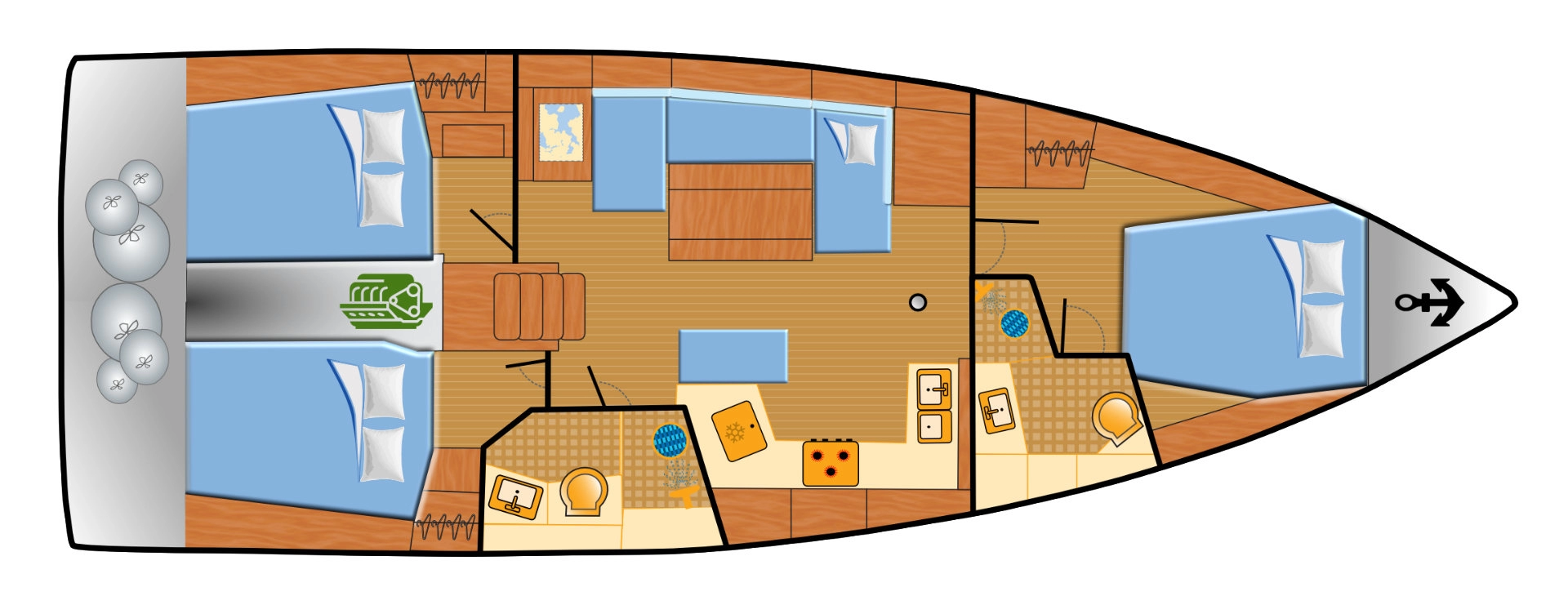 Ein Bénéteau Oceanis 40.1 mieten in Rogoznica