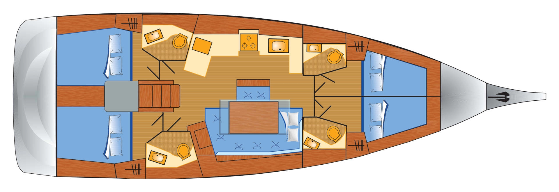 Boot mieten Pula günstig Oceanis 46.1