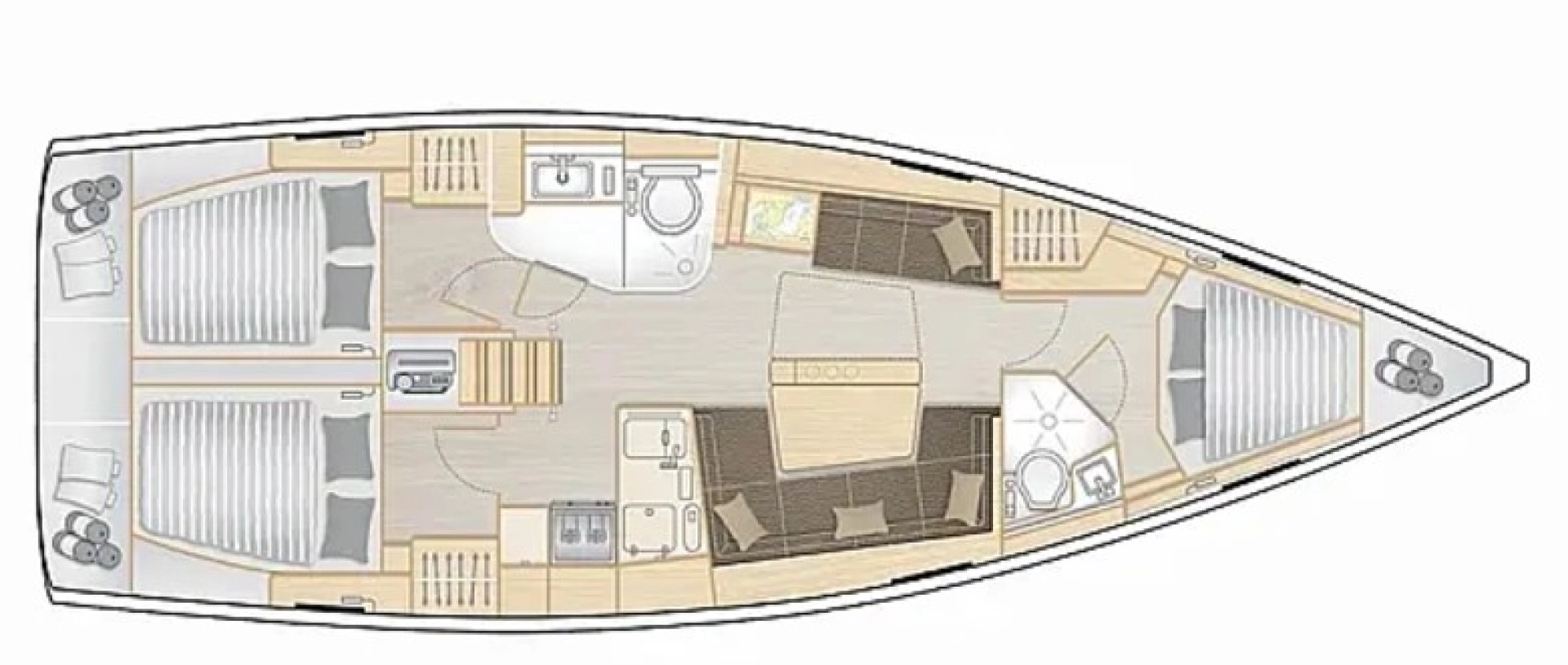 Segelboot mieten in Lefkáda zum besten Preis