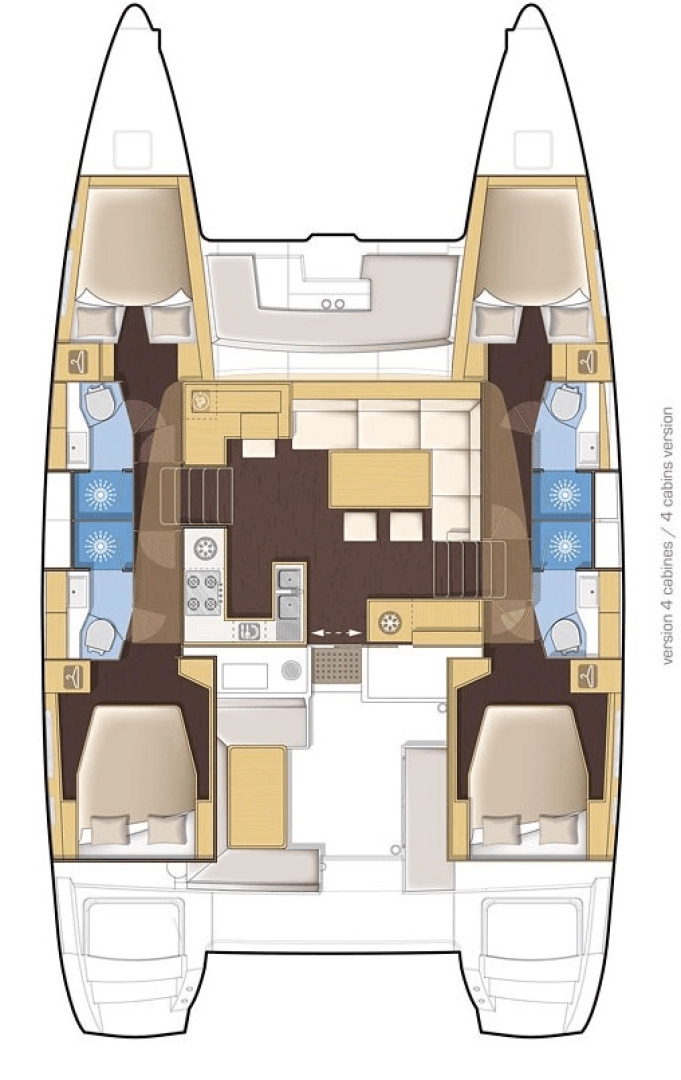 YachtCharter in Lefkáda - Lagoon Lagoon 46 auf SamBoat