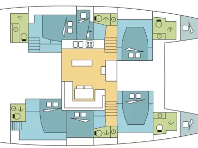 Katamaran mieten in Lefkáda - Lagoon Lagoon 52 F
