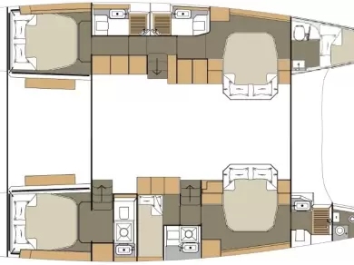 Boot mieten Primošten günstig Dufour Catamarans 48 Sail