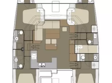 Boot mieten Primošten günstig Dufour Catamarans 48 Sail