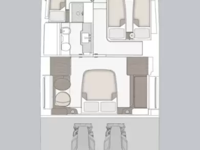 YachtCharter in Podstrana - Azimut Azimut Magellano 66 auf SamBoat