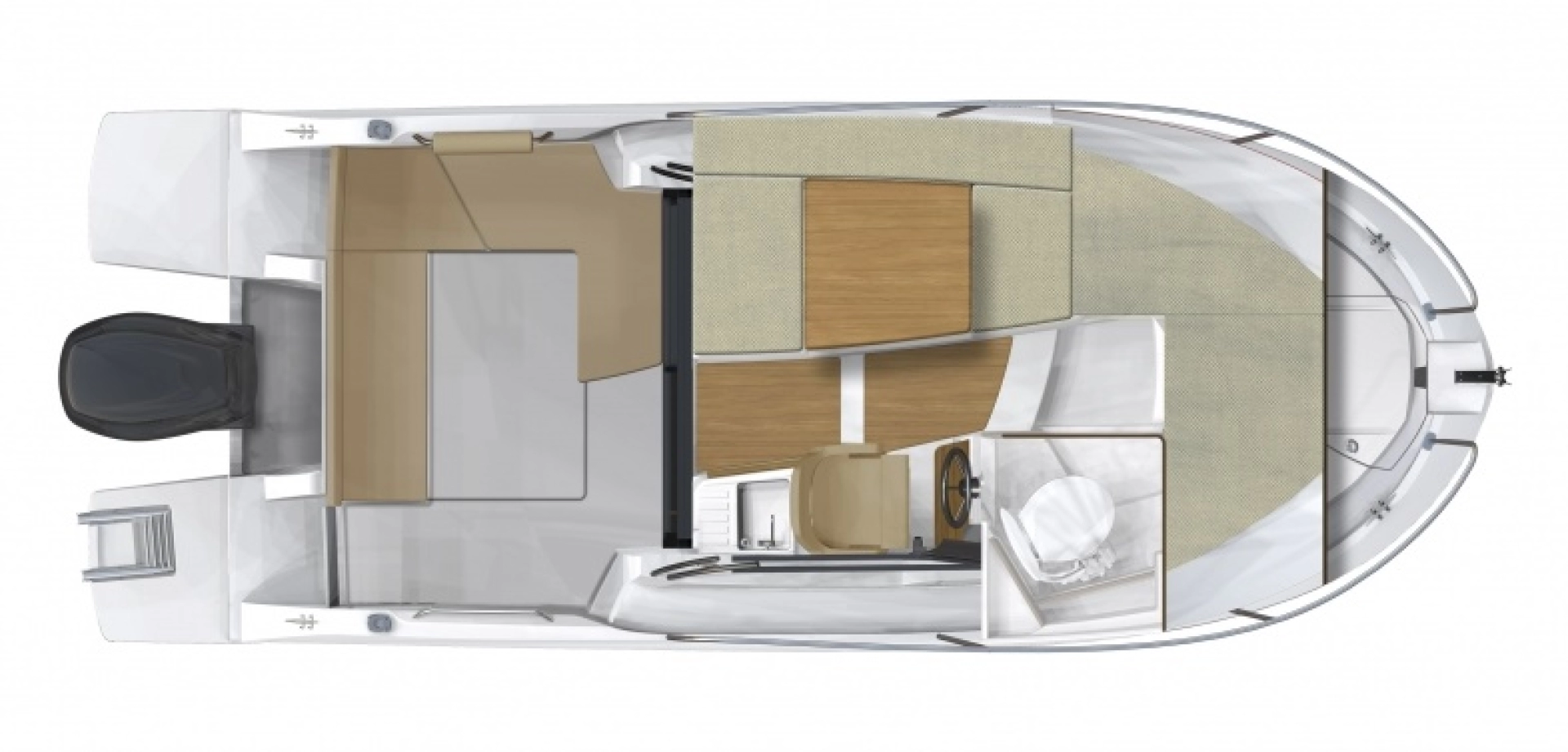 Motorboot mieten in Biograd na Moru - Bénéteau Antares 8 OB