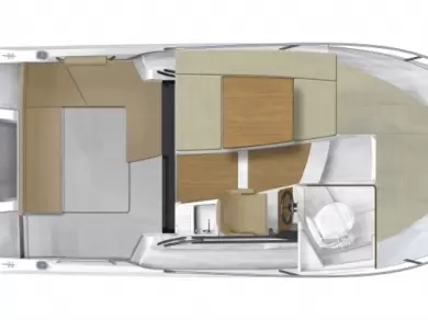 Motorboot mieten in Biograd na Moru - Bénéteau Antares 8 OB