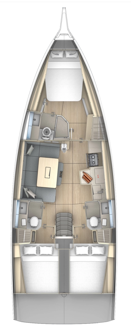 Bootsverleih Dufour Dufour 41 Tribunj Samboat