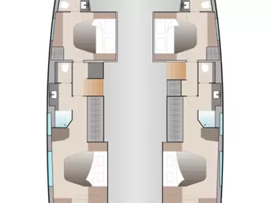 Vermietung Katamaran Fountaine Pajot mit Führerschein