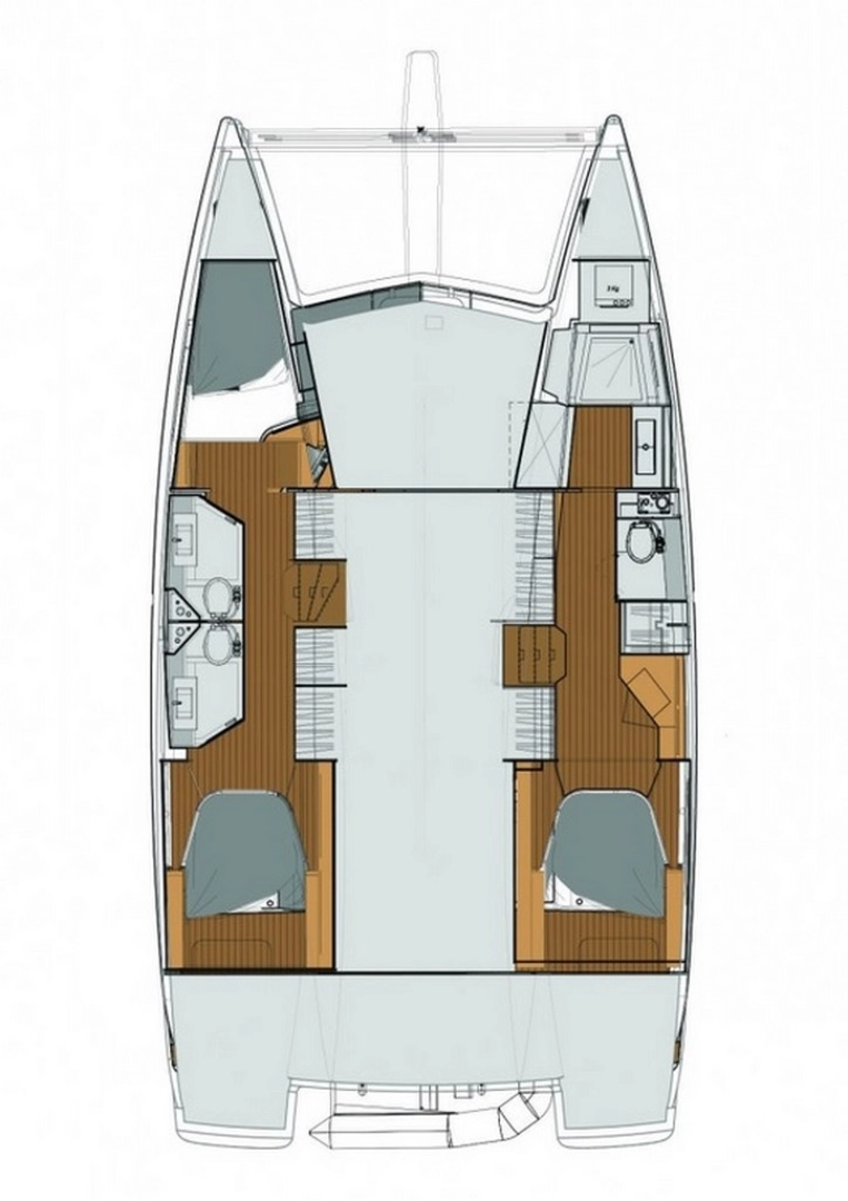 Vermietung Katamaran Fountaine Pajot mit Führerschein