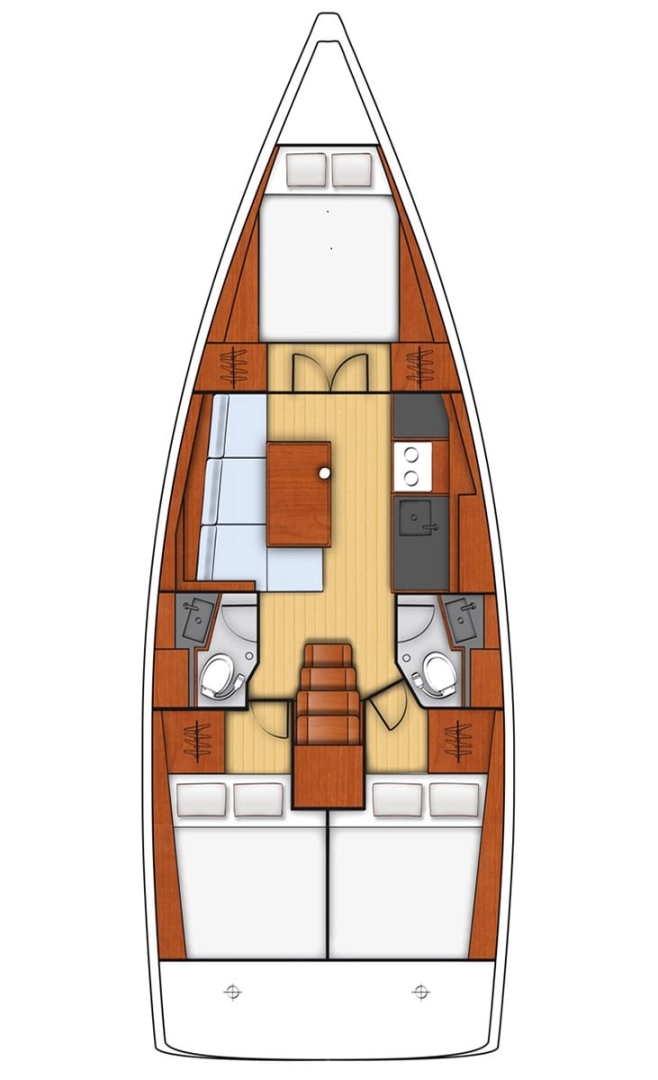 Vermietung Segelboot Bénéteau mit Führerschein