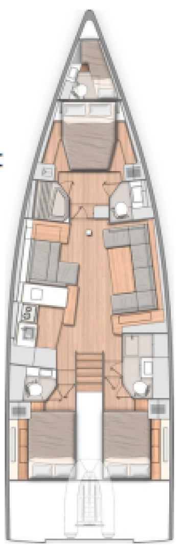 Ein Bénéteau Oceanis 54 mieten in Seget Donji