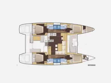 Vermietung Katamaran Lagoon mit Führerschein