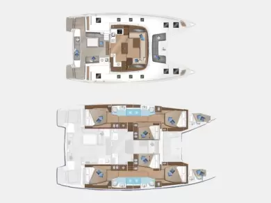 Katamaran mit oder ohne Skipper Lagoon mieten in Álimos