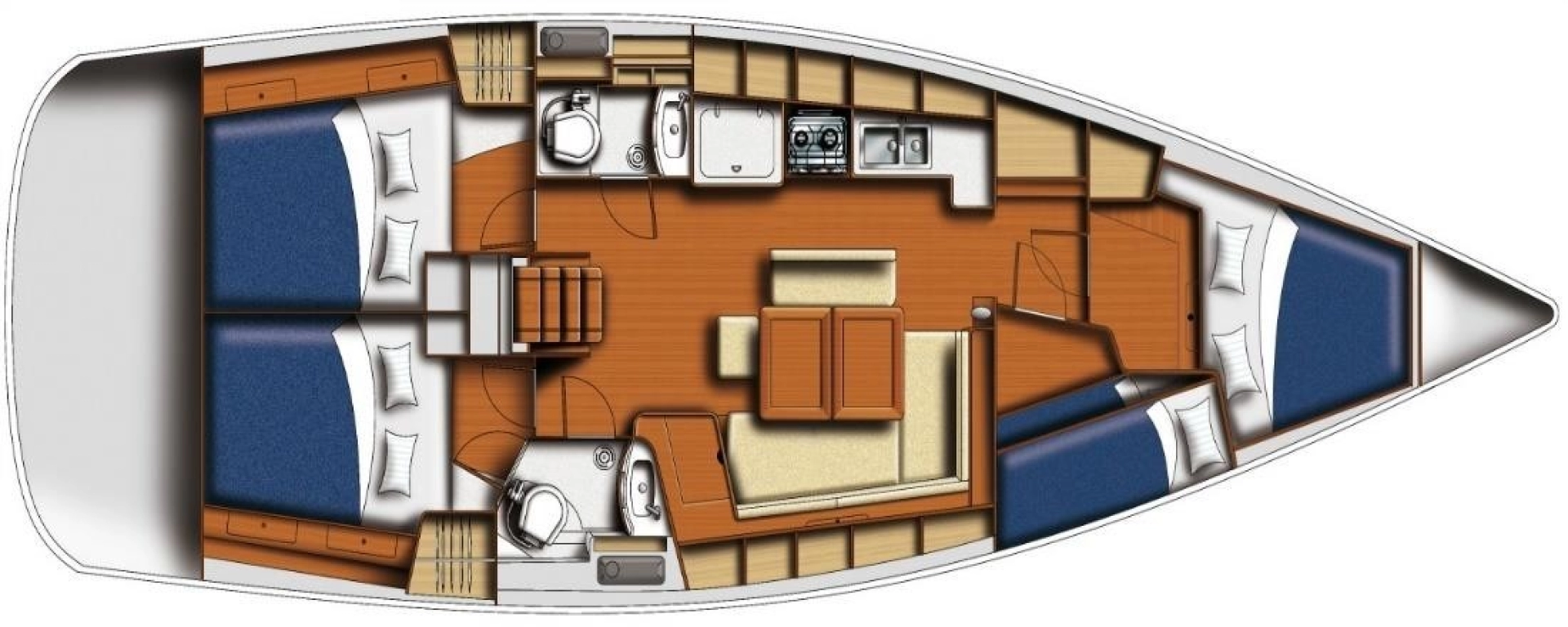 Boot mieten Álimos günstig Oceanis 43