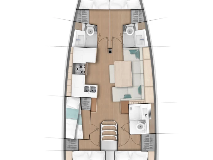 Jeanneau Sun Odyssey 490 mieten Fethiye