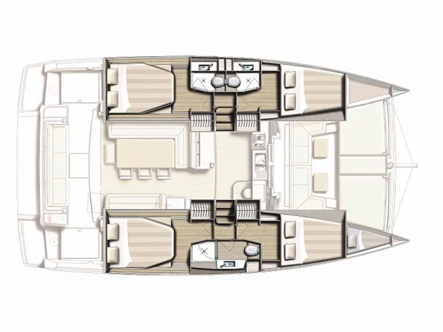 Katamaran mit oder ohne Skipper Bali mieten in Biograd na Moru