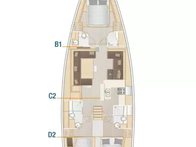 YachtCharter in Seget Donji - Hanse Hanse 588 auf SamBoat