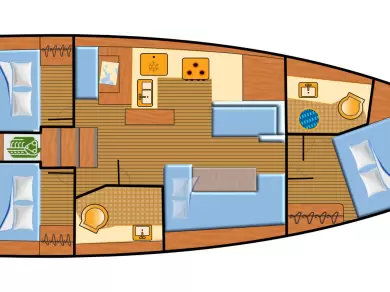 Bootsverleih Jeanneau Sun Odyssey 410 Palma de Mallorca Samboat