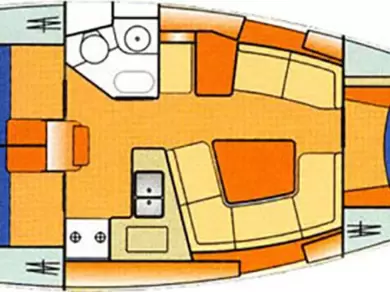 Vermietung Segelboot Jeanneau mit Führerschein