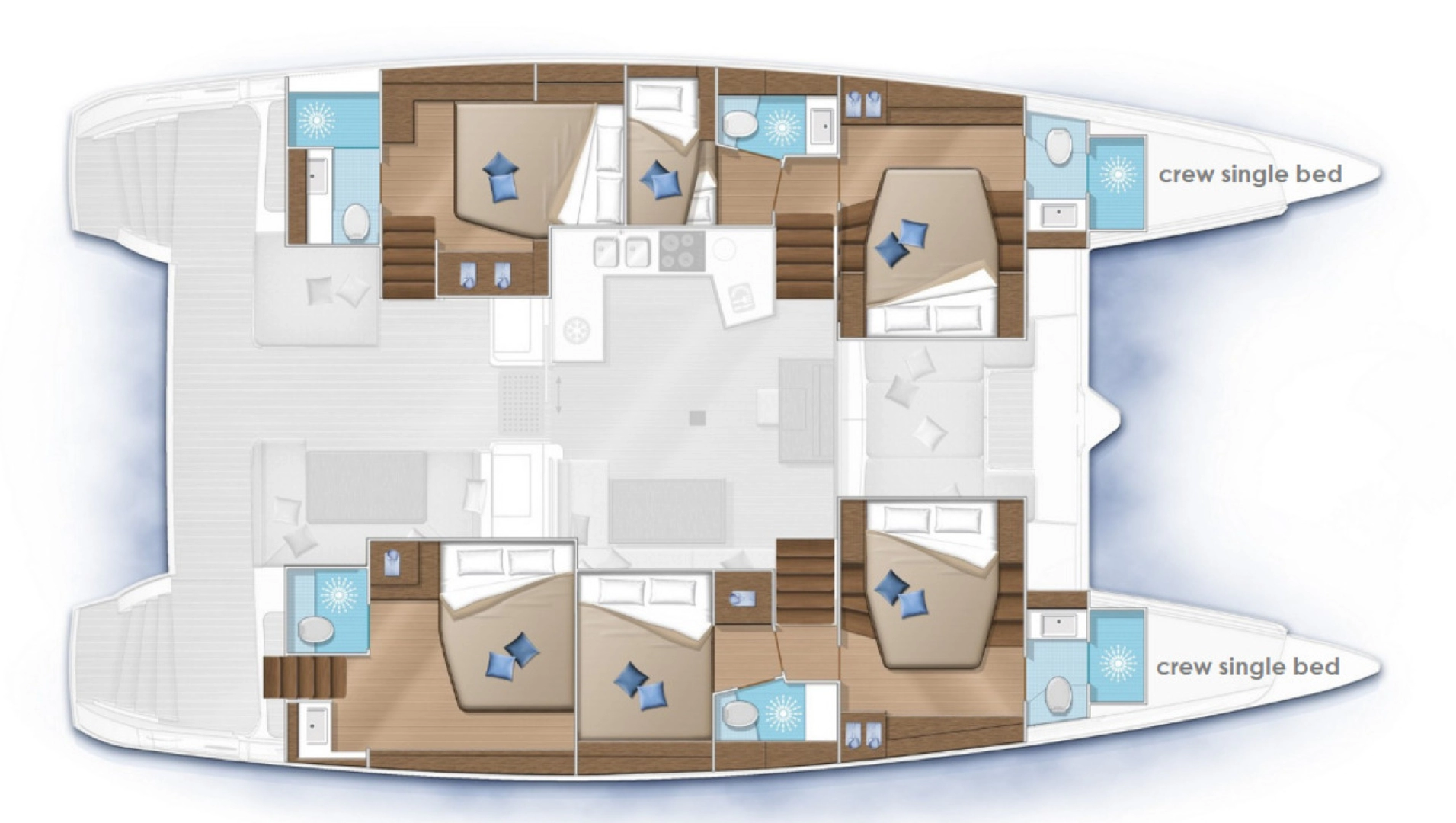 Katamaran mit oder ohne Skipper Lagoon mieten in Álimos