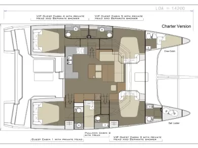 Ein Dufour Dufour Catamarans 48 Sail mieten in Pirovac