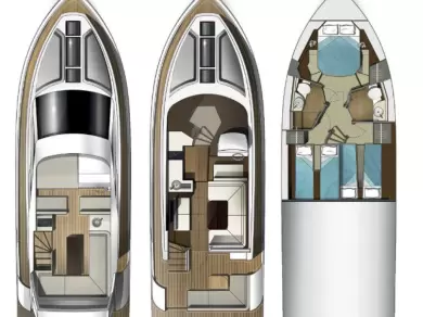 YachtCharter in Sukošan - Galeon Galeon 420 Fly - 3 cab. auf SamBoat