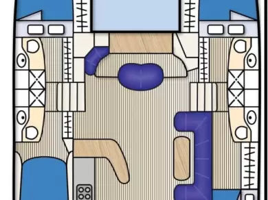 Vermietung Motorboot Fountaine Pajot mit Führerschein