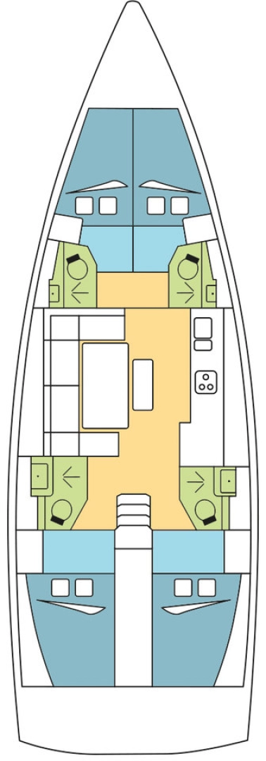 YachtCharter in Kos - Dufour Dufour 460 Grand Large auf SamBoat