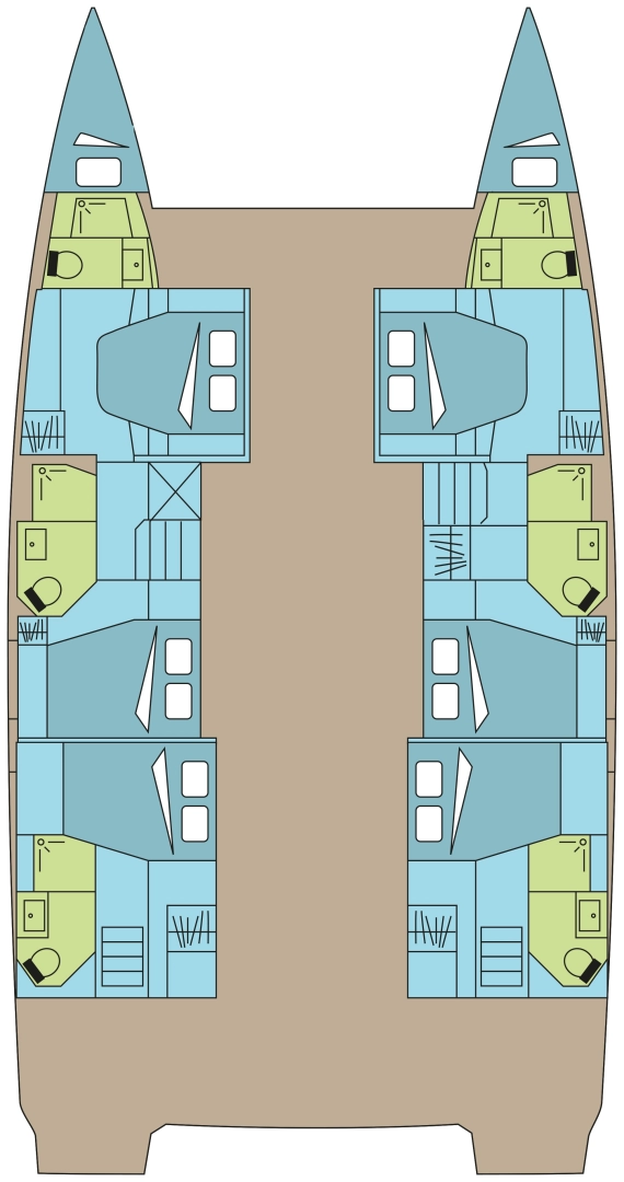 Fountaine Pajot Fountaine Pajot Aura 51 SMART ELECTRIC - 5 cab. mieten Pozzuoli