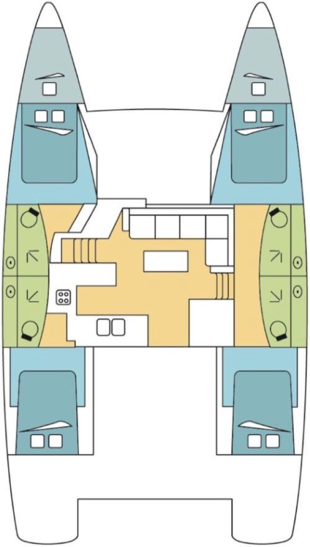 Vermietung Katamaran Fountaine Pajot mit Führerschein