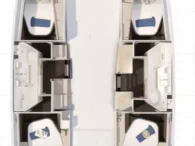 Katamaran mieten in Saint-Mandrier-sur-Mer - Fountaine Pajot Fountaine Pajot FP 41 Quatuor 2