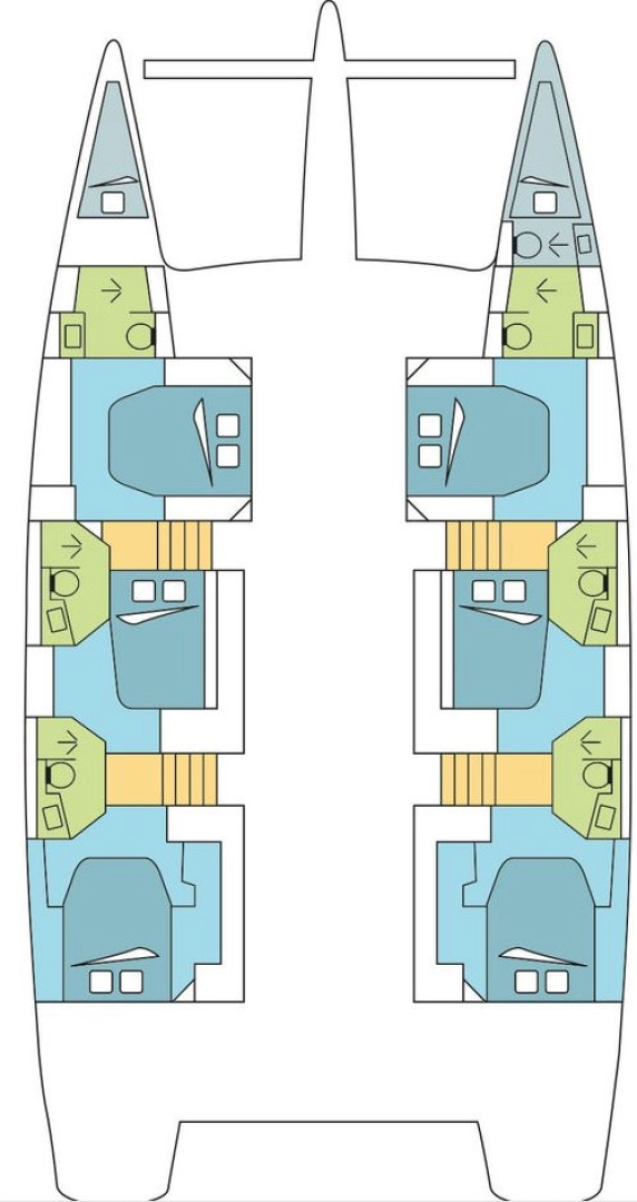 Vermietung Katamaran Fountaine Pajot mit Führerschein