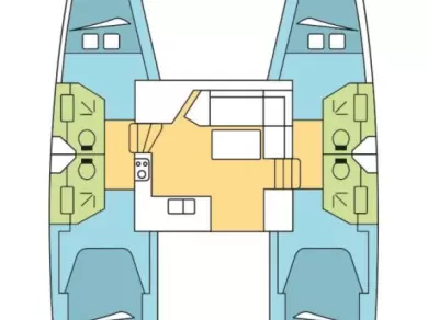 Vermietung Katamaran Fountaine Pajot mit Führerschein