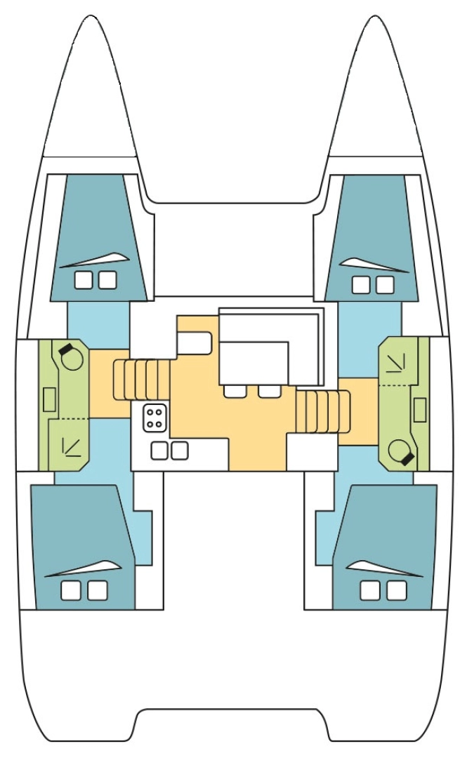 YachtCharter in Airlie Beach - Lagoon Lagoon 40 auf SamBoat