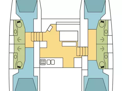 Katamaran mieten in Nassau - Lagoon Lagoon 46