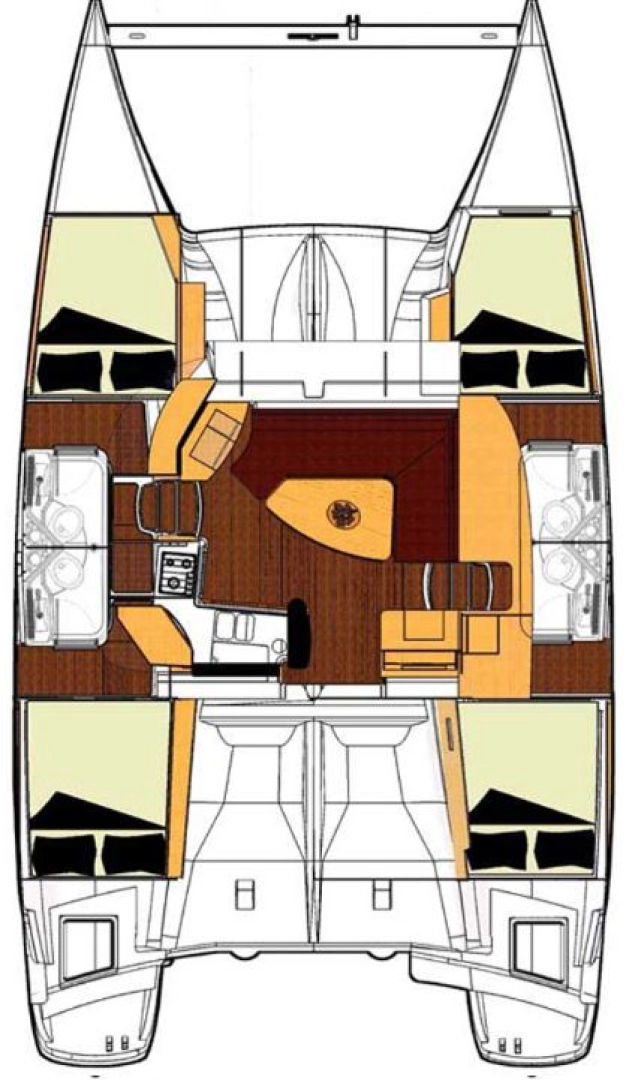 Vermietung Katamaran Fountaine Pajot mit Führerschein