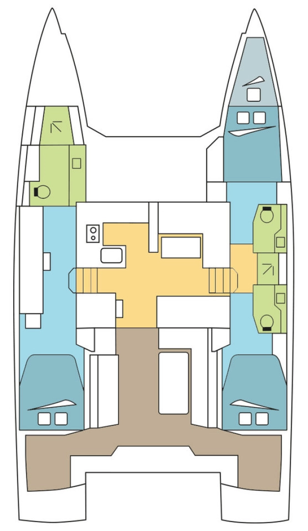 YachtCharter in Komolac - Nautitech Nautitech 46 Fly auf SamBoat