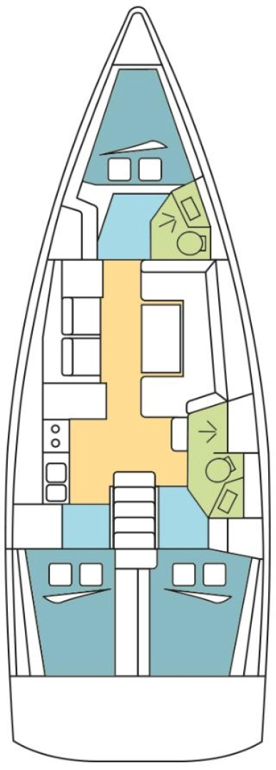Vermietung Segelboot Bénéteau mit Führerschein