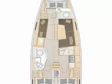 Segelboot mieten in Betina - Hanse Hanse 388