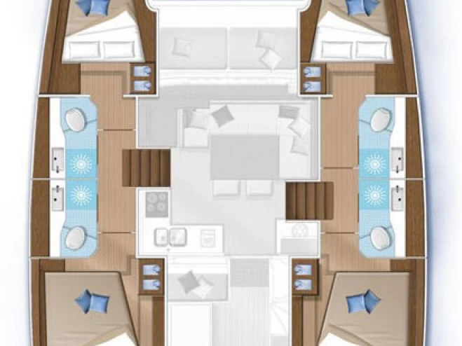 Ein Lagoon Lagoon 40 mieten in Álimos