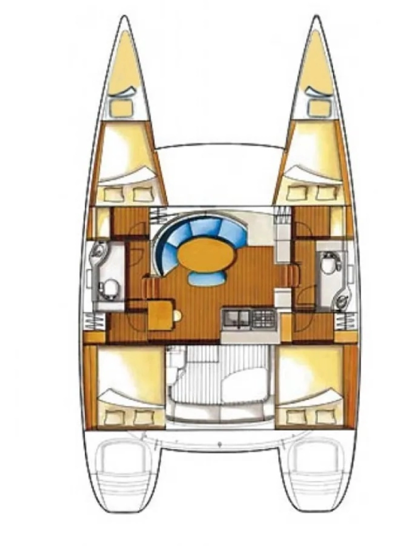 YachtCharter in Lefkáda - Lagoon Lagoon 380 S2 auf SamBoat