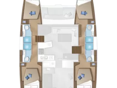 Lagoon Lagoon 450 F mieten Álimos