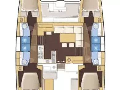Boot mieten Lefkáda günstig Lagoon 450 F